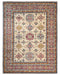 10x13 Beige Kuba Afghan Hand Knotted Wool Area Rug